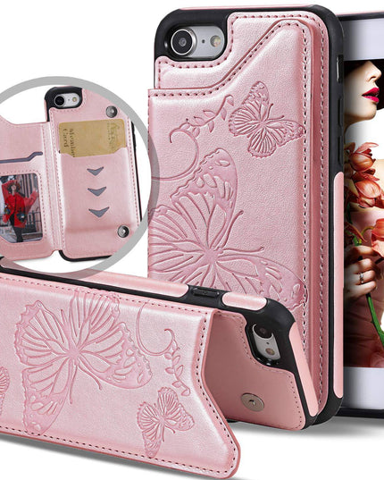 New Luxury Embossing Wallet Cover For iPhone 6 Plus/6s Plus-Fast Delivery - Libiyi