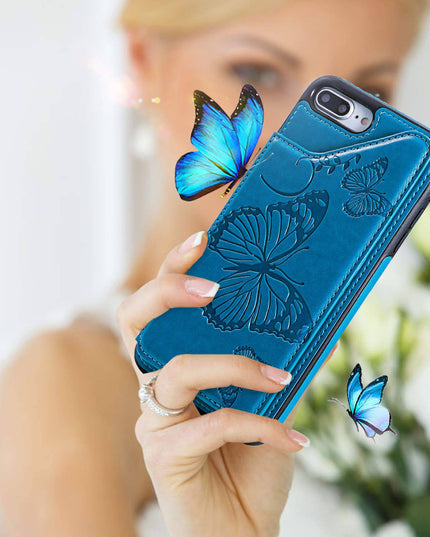 New Luxury Embossing Wallet Cover For iPhone 7Plus&8Plus-Fast Delivery - Libiyi