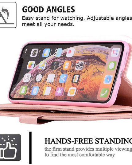 Bling Wallet Case with Wrist Strap for iPhone XR - Libiyi