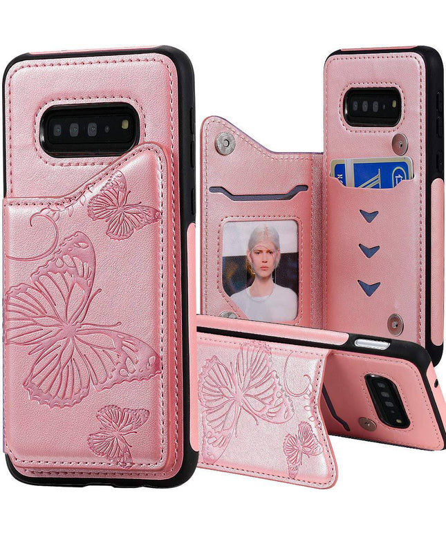 Luxury Embossing Wallet Cover For SAMSUNG S10 Plus - Libiyi
