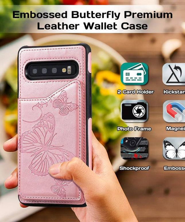 New Luxury Embossing Wallet Cover For SAMSUNG S10 Plus - Libiyi
