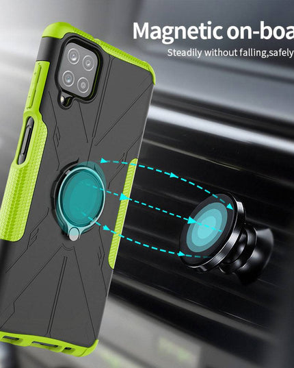 Robot 3 in 1 Heavy Duty Defender Case For Samsung A12 - Libiyi