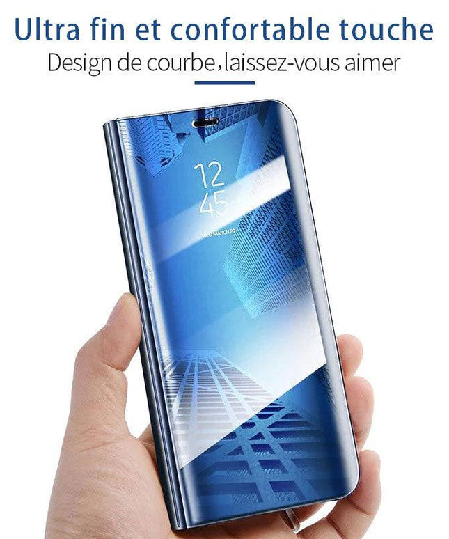 Étui intelligent à rabat miroir de luxe pour la série HUAWEI - Libiyi