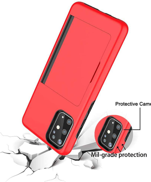 Armor Protective Card Holder Case for Samsung A52 - Libiyi