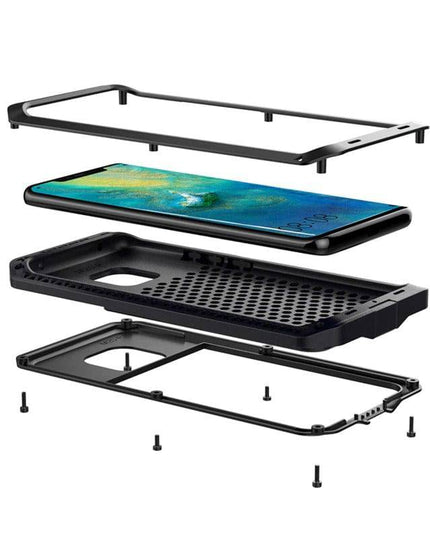 Luxury Doom Armor Waterproof Metal Aluminum Phone Cover For Huawei - Libiyi