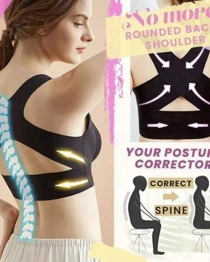 Seamless Front Buckle Support Bra - Libiyi