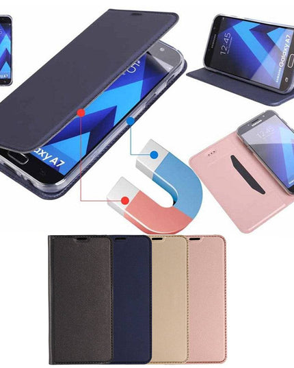 Ultra-thin Magnetic Flip Leather Case For Samsung - Libiyi
