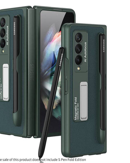 Ultra-thin Pen Slot Magnetic Holder Case for Samsung Galaxy Z Fold 3 5G - Libiyi