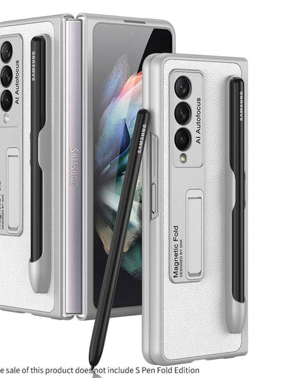 Ultra-thin Pen Slot Magnetic Holder Case for Samsung Galaxy Z Fold 3 5G - Libiyi