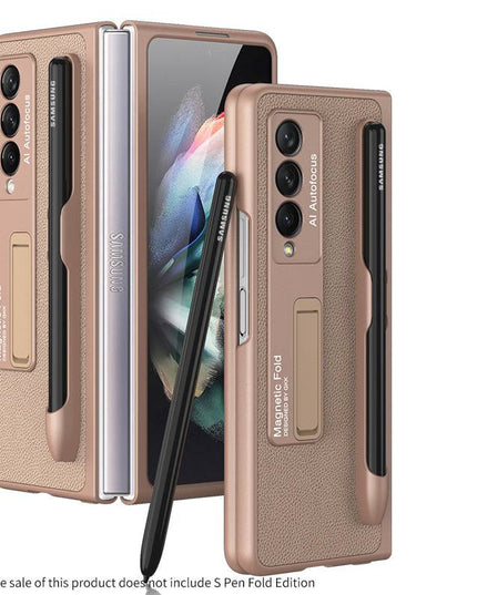 Ultra-thin Pen Slot Magnetic Holder Case for Samsung Galaxy Z Fold 3 5G - Libiyi
