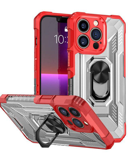 Magnetic Metal Finger Ring Holder Armor Case For iPhone - Libiyi