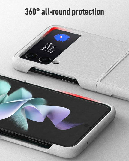 Fluffy paint-Rock Sand Full Shell Case for Samsung Galaxy Z Flip 3 5G - Libiyi