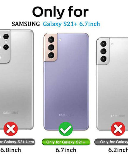 Leather Crossbody Shockproof Wallet Phone Case for Samsung S21 Plus - Libiyi