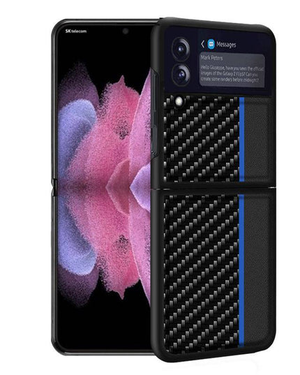 Slim Lightweight Carbon Fiber Case for Samsung Galaxy Z Flip 3 5G - Libiyi