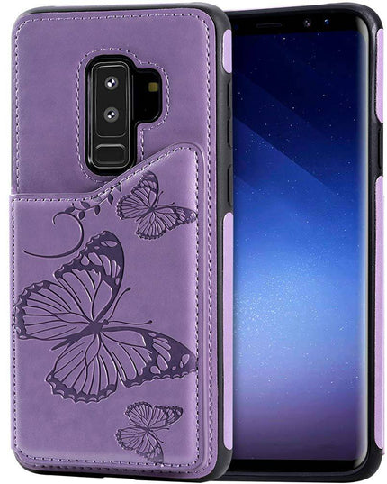 New Luxury Embossing Wallet Cover For SAMSUNG S9 Plus-Fast Delivery - Libiyi