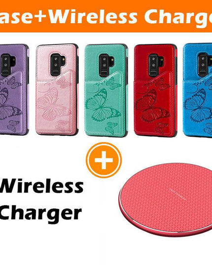 New Luxury Embossing Wallet Cover For SAMSUNG S9 Plus-Fast Delivery - Libiyi