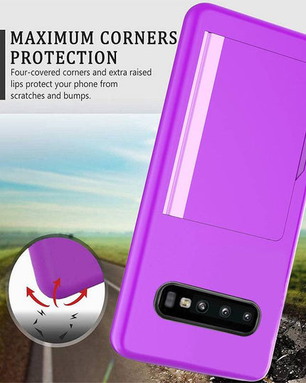 Armor Protective Card Holder Case for Samsung S10(5G) - Libiyi