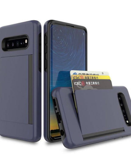 Armor Protective Card Holder Case for Samsung S10(5G) - Libiyi