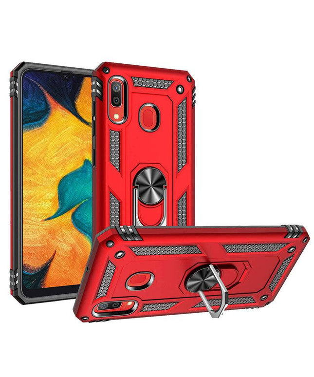 Luxury Armor Ring Bracket Phone Case For Samsung A20&A30-Fast Delivery - Libiyi