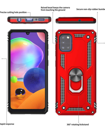 Luxury Armor Ring Bracket Phone Case For Samsung A31-Fast Delivery - Libiyi