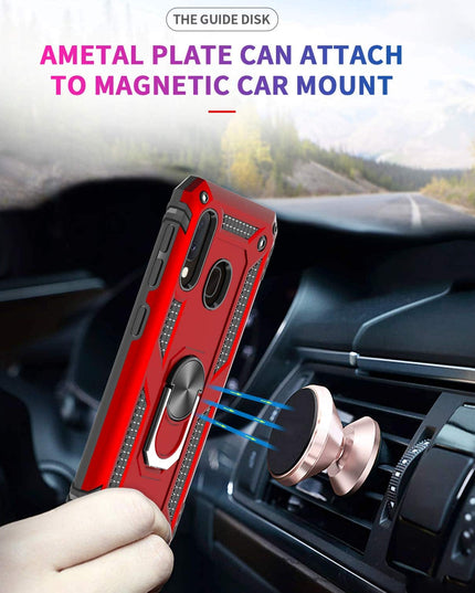 Luxury Armor Ring Bracket Phone Case For Samsung A40-Fast Delivery - Libiyi