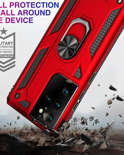 Luxury Armor Ring Bracket Phone Case For Samsung Galaxy - Libiyi