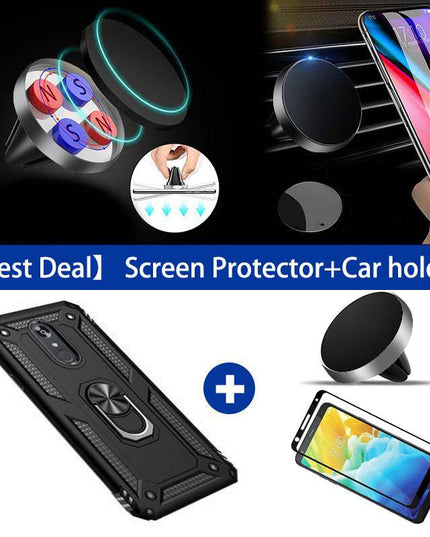 2021 New Luxury Armor Ring Bracket Phone case For LG Stylo5-Fast Delivery - Libiyi