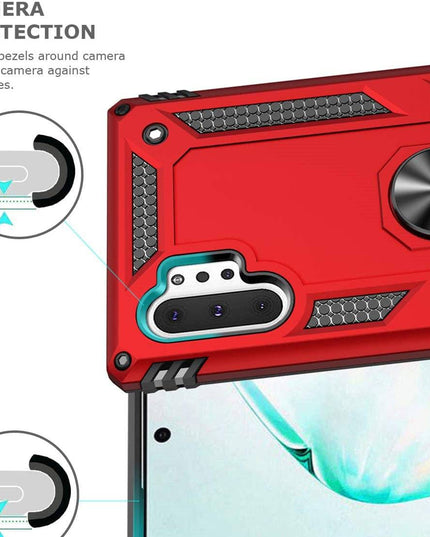 Luxury Armor Ring Bracket Phone Case For Samsung Note 10 Plus-Fast Delivery - Libiyi