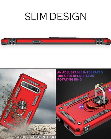 Luxury Armor Ring Bracket Phone Case For Samsung S10(5G)-Fast Delivery - Libiyi