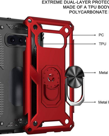 Luxury Armor Ring Bracket Phone Case For Samsung S10e-Fast Delivery - Libiyi