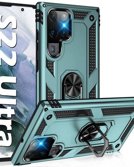 Luxury Armor Ring Bracket Phone Case For Samsung S22 Series - Libiyi