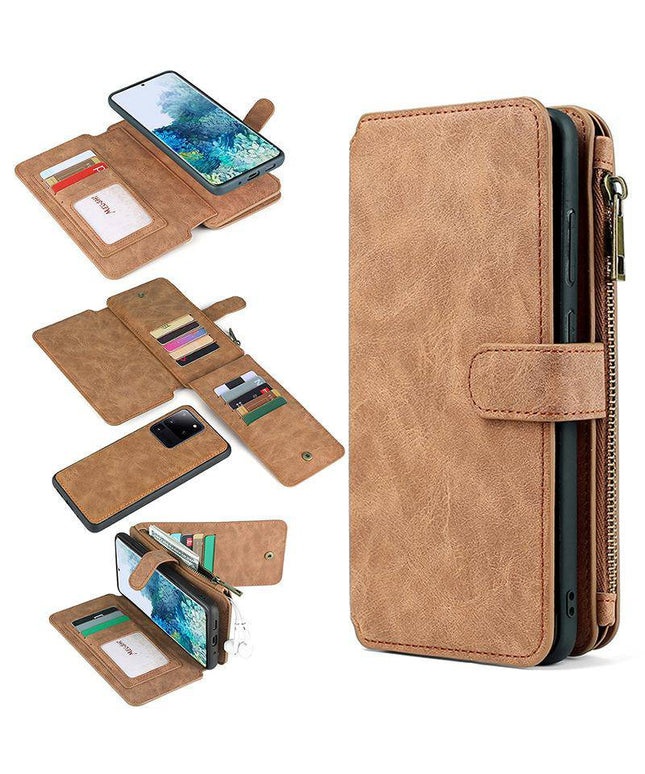 Multifunctional Magnetic Card Wallet Phone Case For Samsung A Series - Libiyi