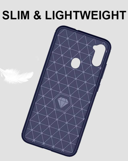 Luxury Carbon Fiber Case For Samsung A11(US and EU Version) - Libiyi