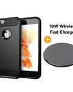 Black / iPhone 6 Plus/6s Plus / With Wireless Charger