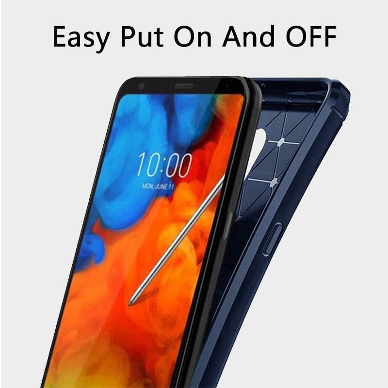 Luxury Carbon Fiber Case For OnePlus 8 With Screen Protector - Libiyi