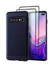 Azul / S10 Plus / Com protetores de tela de 2 pacotes