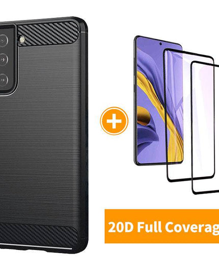 Luxury Carbon Fiber Case For Samsung S21(5G)&S21+(5G) - Libiyi