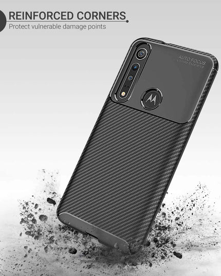 Carbon Fiber TPU Ultra Slim Fibre Case For Moto - Libiyi