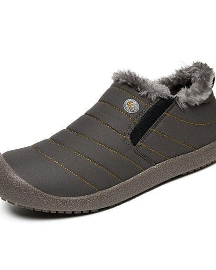 Large Size Waterproof Warm Cotton Snow Boots Lovers Shoes - RoseNova