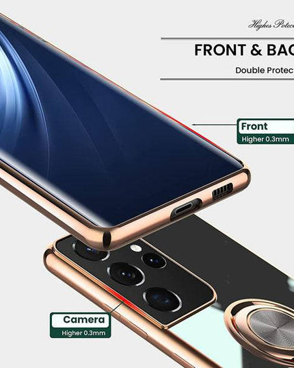 Slim Thin Finger Ring Case For Samsung S21 Ultra - Libiyi