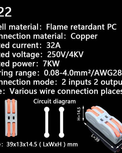 Push-In Terminal Block Wire Connector（Buy more get more discount） - Libiyi