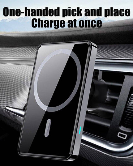 15W Fast Wireless Magnetic Strong Suction Charger Car Holder Air Vent Bracket For iPhone - Libiyi
