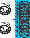 Black / 9PCS-Best Deal!(Get 45% OFF) / With Lanyards(2Pcs)
