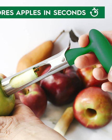 Premium Apple Corer - Easy to Use and Durable Stainless Steel - Libiyi